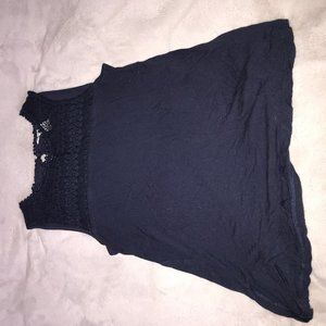 Cute navy tank top